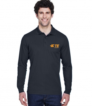 Men's Tall Pinnacle Performance Long Sleeve Piqué Polo